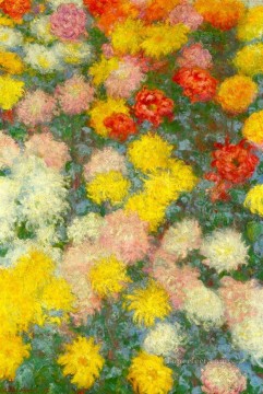 フラワーズ Painting - 菊Ⅲ クロード・モネ 印象派の花